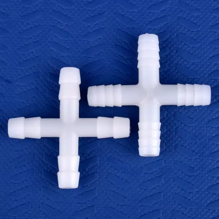 Connecteur croisé PE 8mm 10mm, 5 à 500 pièces, tuyau de pompe à Air pour réservoir d'aquarium, Joint