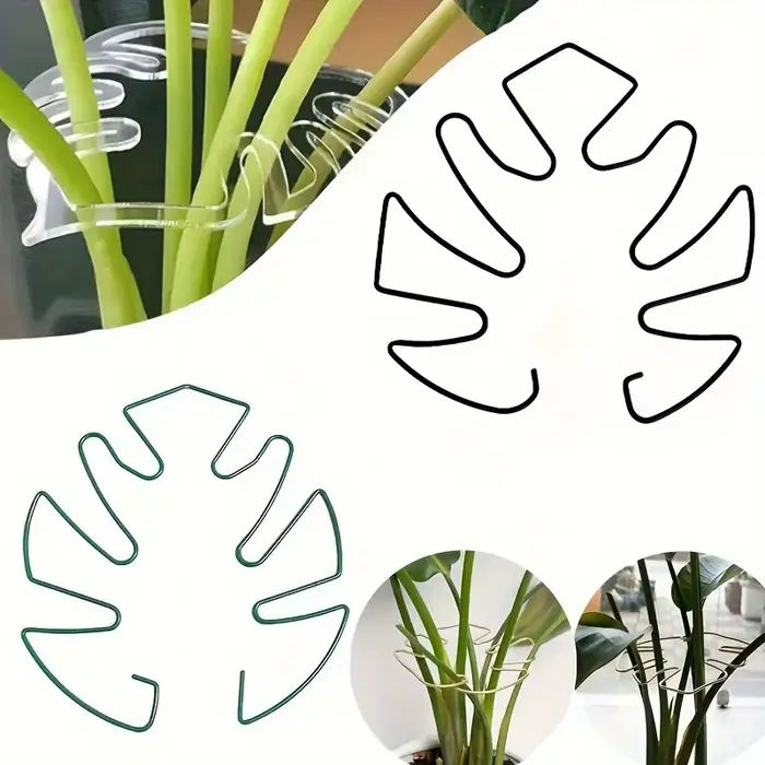 Grand support pour plantes suspendues, crochets en fer, adapté à la décoration de pots de fleurs, à 