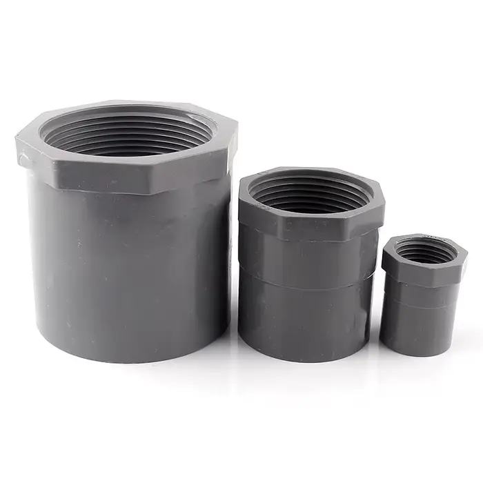Joendoco-Tuyau d'Eau d'Irrigation de Jardin, Filetage Femelle en PVC, Connecteur Droit, Précieux, Po