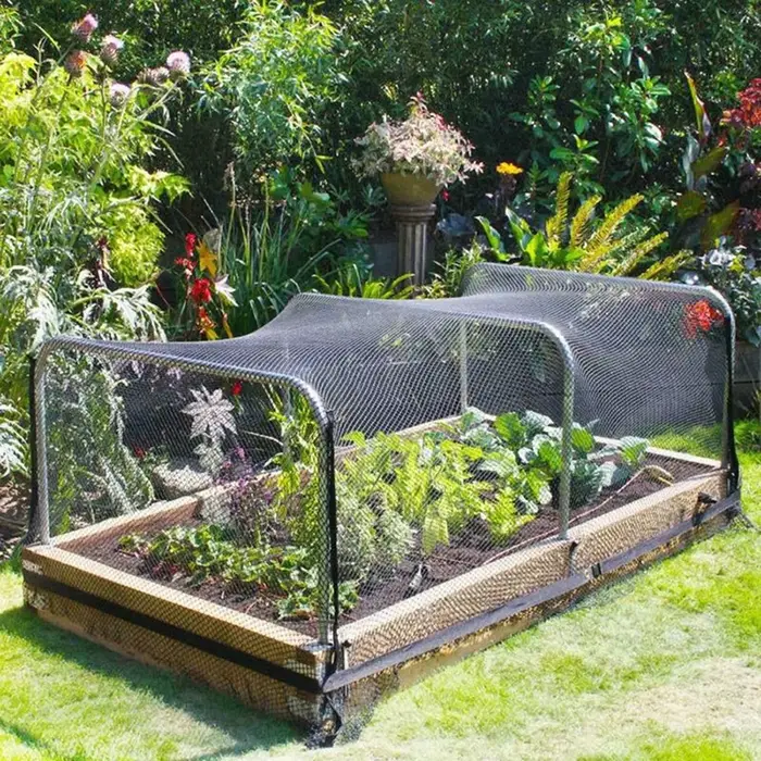 Filet d'arbres fruitiers noir réutilisable 4x5m/ 5x20m, filet de jardin pour protéger les arbres fru