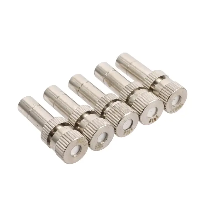 Buse de brumisation basse pression 6mm, 50 pièces, 0.1-0.8mm, atomiseur de brouillard pour jardin, s