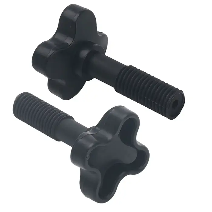 IMAand-Vis de fixation en plastique pour balançoire de jardin, boulons en plastique noir robuste pou