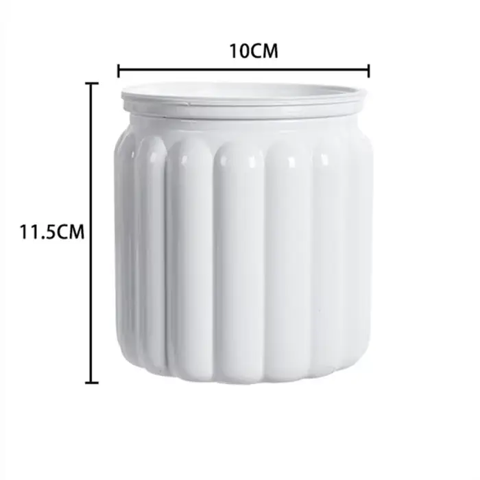 Pot de fleur en plastique Pot de plante succulente Pot de jardinière auto-arrosage Pot de fleur de t