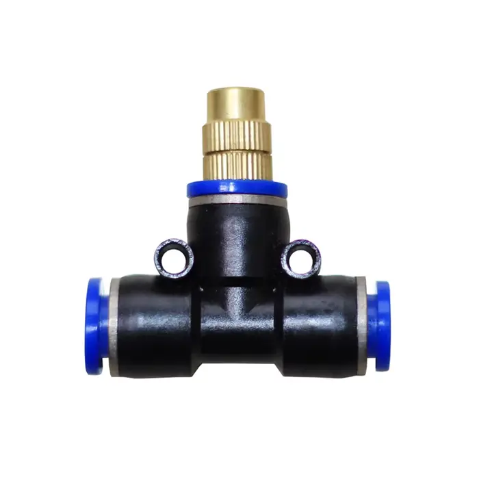 Kits d'atomisation de pulvérisateur en cuivre réglables, buses de 8mm de diamètre extérieur + connec