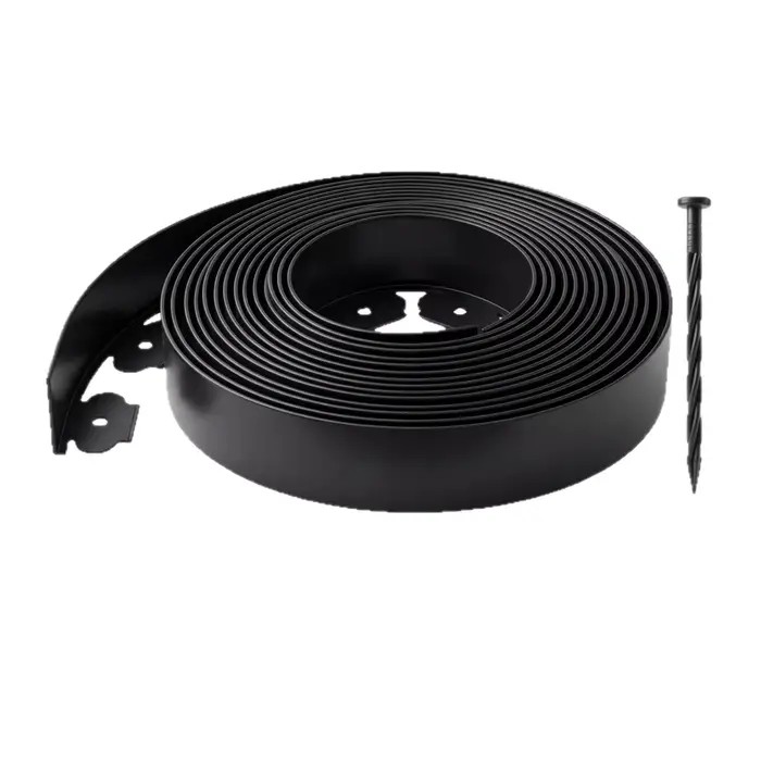 Bande séparatrice de jardin de 10 m, bordure flexible pour arbre, barrière anti-éclaboussures de ter