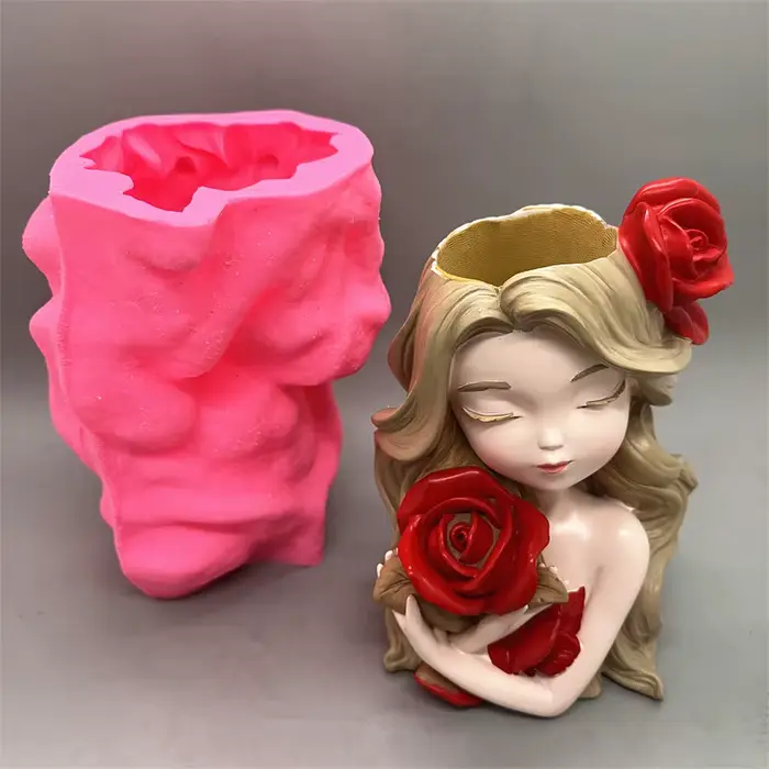 Moule en Silicone pour fille Rose