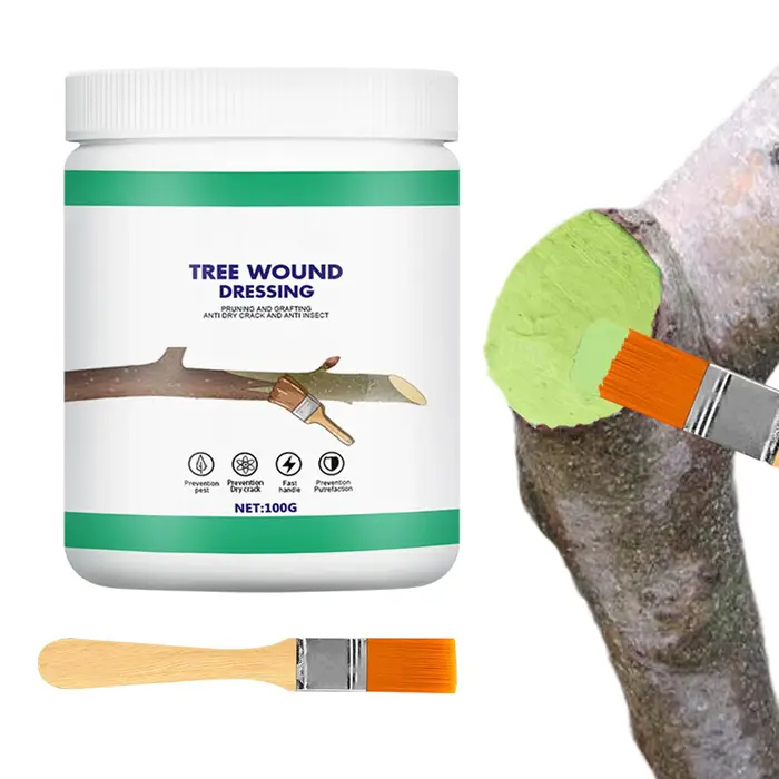 Pâte protectrice naturelle pour plaies d'arbres, 100g, pour écorces endommagées, scelle et guérit le