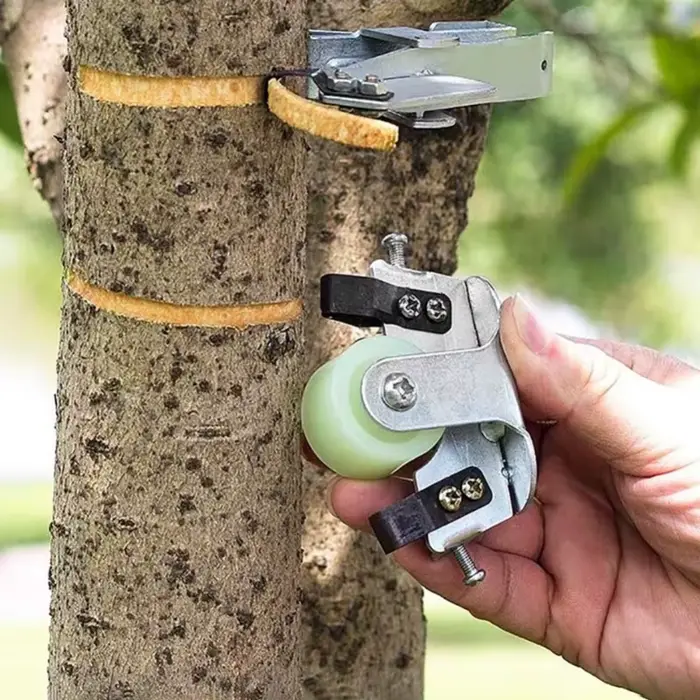 Outils de jardinage, outil d'épluchage d'écorce de jardin, cisailles de jardin, outils de coupe d'écorce d'élagage, arbres fruitiers, verger de plantes résistant à l'usure, 1 pièce