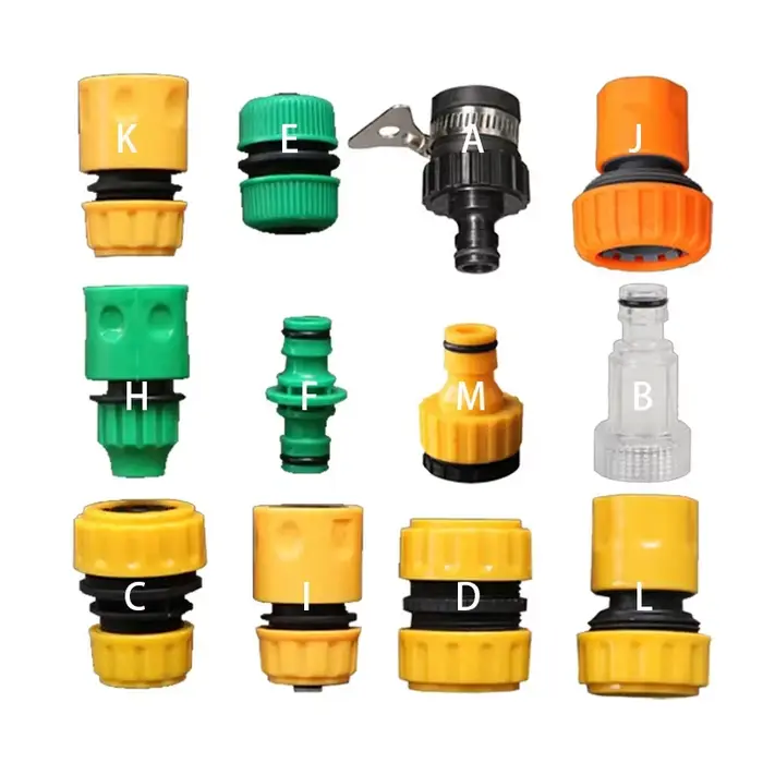Accessoires de jardinage en PVC pour l'extérieur, adaptateur de connecteur de tuyau de jardin de voi