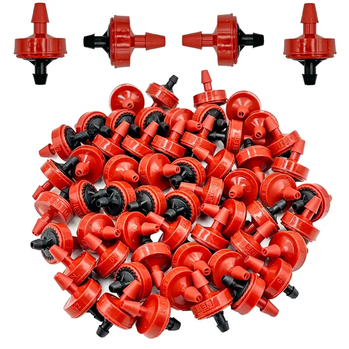 Emmetteur de compensation de pression pour jardin, 20 pièces, 2l, 4l, 8l, goutteur, 1/4 pouces, auto
