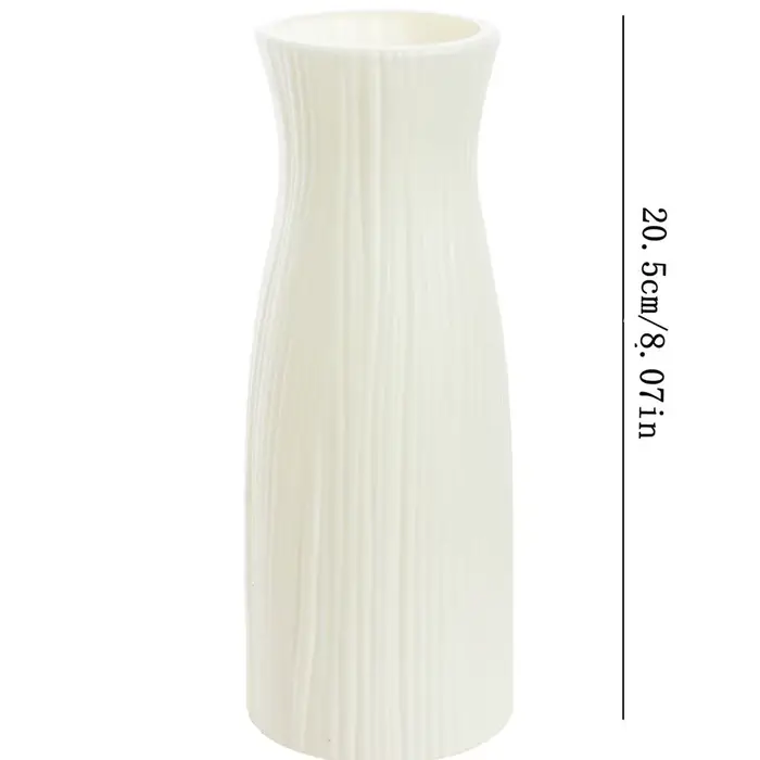 Vase en plastique Imitation céramique Pots de fleurs mariage maison extérieure Table de jardin brico