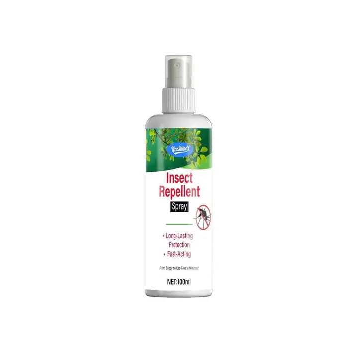 Spray Répulsif Anti-Insectes 100ml - Spray Répulsif Moustiques Portable Longue Durée pour Camping, E