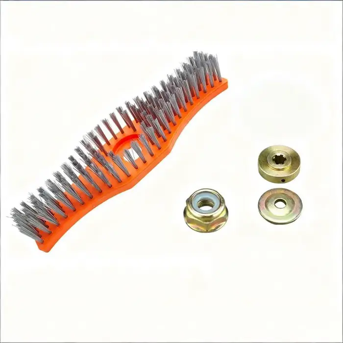 Brosse de nettoyage pour tondeuse à gazon, outil désherbeur haute performance à manche réglable pour