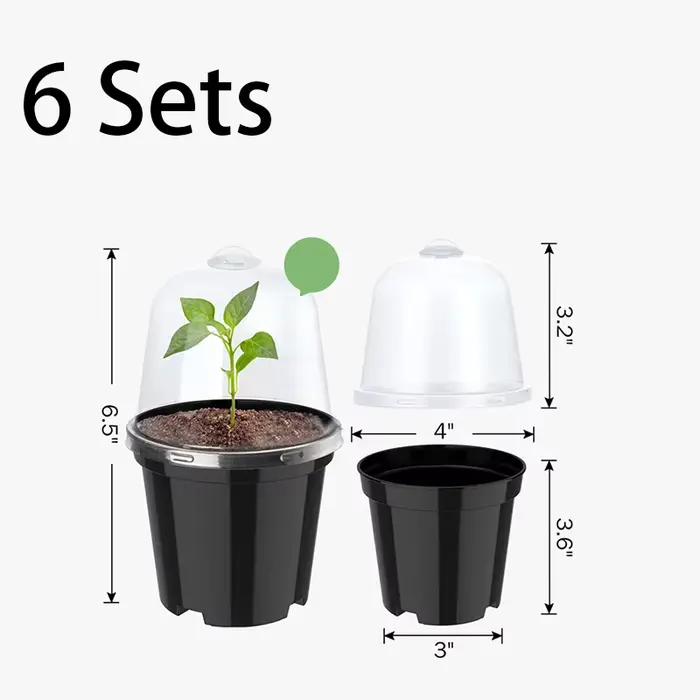 Pots de pépinière, pots à fleurs, semis, jardinage, mini-pots pour la maison et le jardin, plantes d