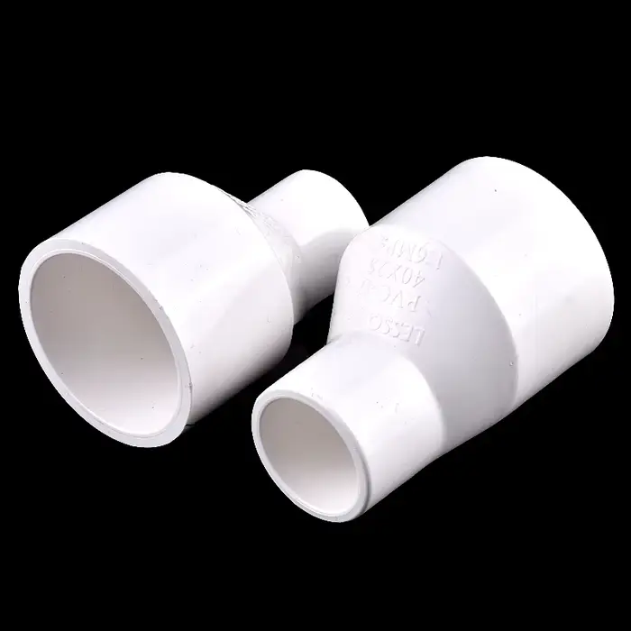 Connecteur droit excentrique en PVC, connecteur pour tuyau d'eau d'irrigation de jardin, accessoires