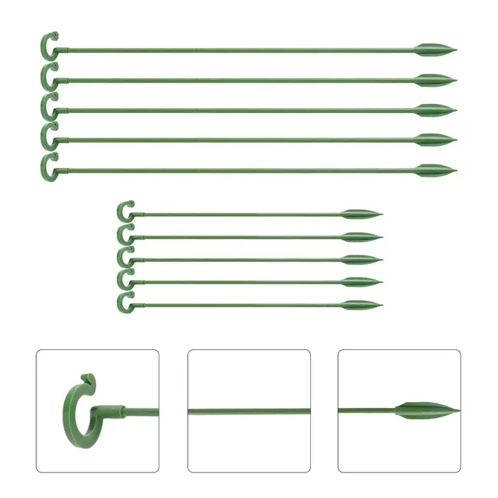 Supports de plantes en forme de papillons, orchidées, succulentes, fleurs, légumes, 5/10 pièces, tig
