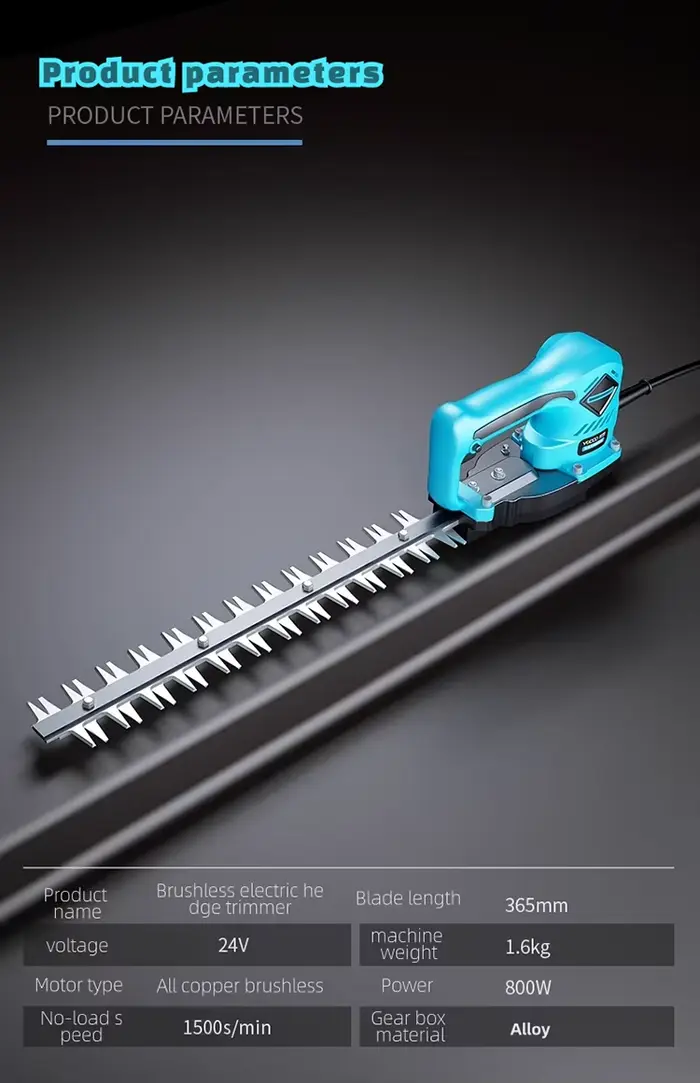 Taille-haie électrique rechargeable populaire pour la taille des clôtures vertes