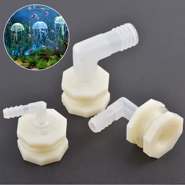 ABS 1/2 pouce à 6.4 ~ 20mm coude Irrigation Joint réservoir d'eau tuyau connecteur Aquarium jardin t