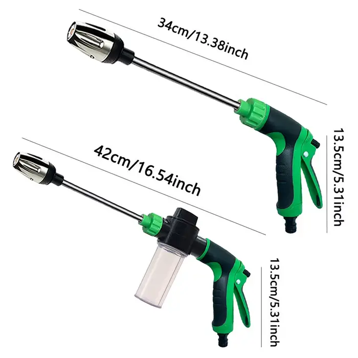Pistolet d'arrosage de jardin à haute pression, pour lavage de voiture, tuyau d'eau domestique, buse