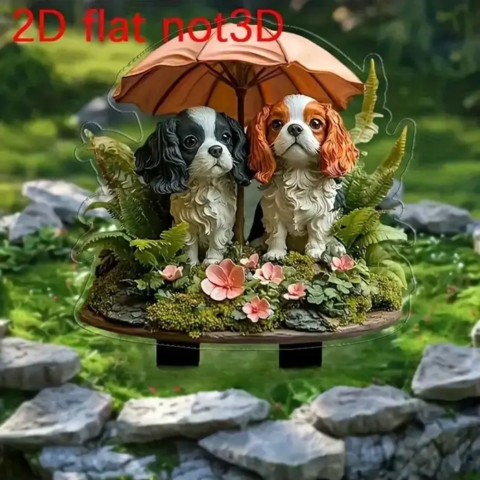 Pot de fleurs décoratif en forme de chiot, 1 pièce, produit de décoration extérieure multifonctionne
