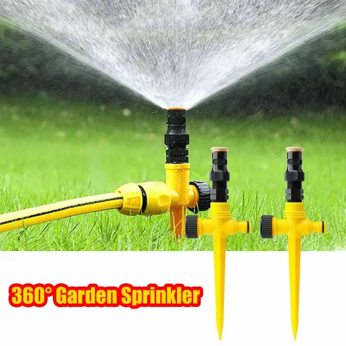 360 °   Arroseur automatique rotatif, système d'irrigation de pelouse de jardin, couverture de grand