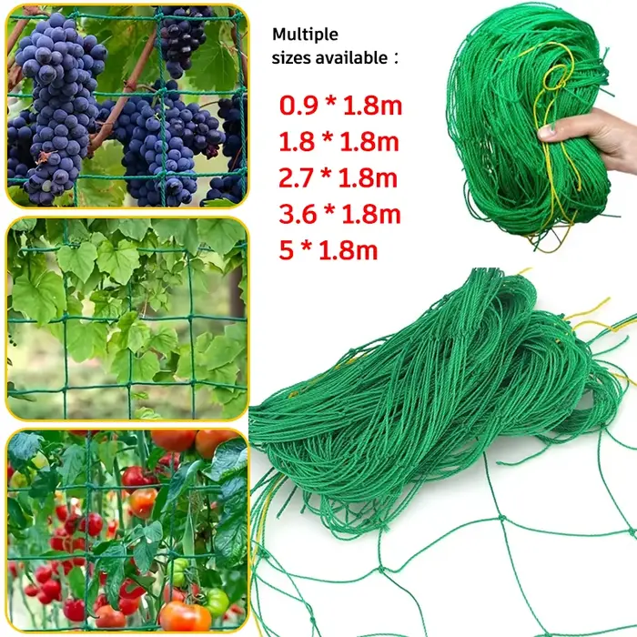 Filet d'escalade de jardin de haute qualité, treillis solide en Nylon pour plantes grimpantes, luffa