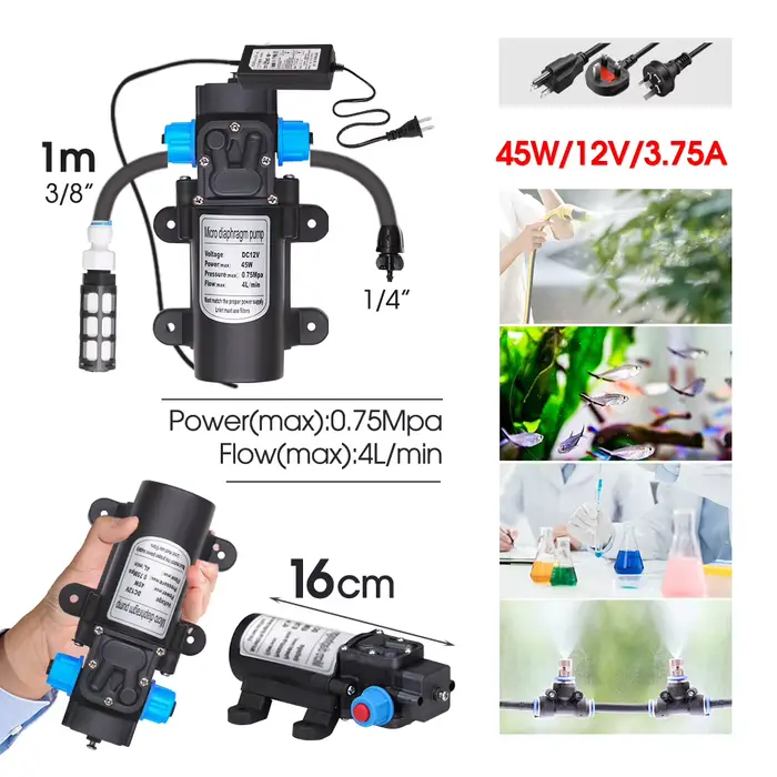 Système de refroidissement par brumisation de jardin extérieur bricolage, pulvérisateur à atomisatio