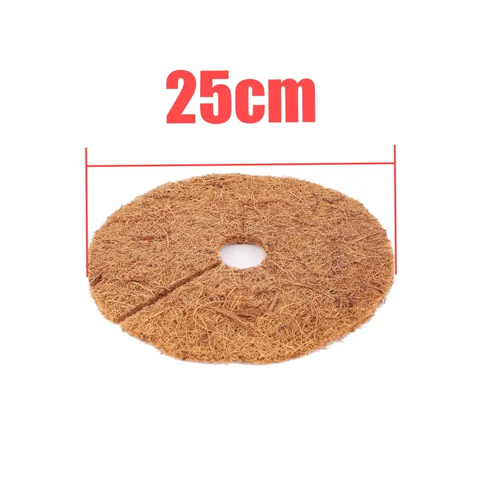 Tapis de protection en Fiber de noix de coco naturelle, 25/30/35/40cm, pour Pot de fleur, disque, co