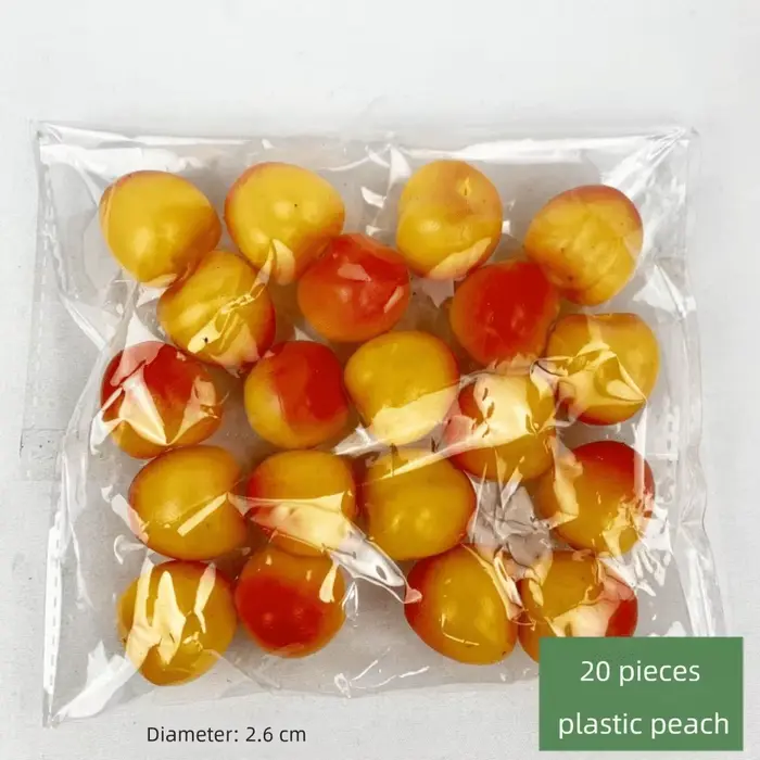 20 pièces de fruits et légumes artificiels multicolores, accessoires de photographie, décoration de 