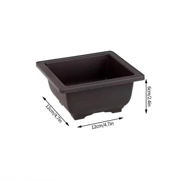 Pots d'entraînement bonsaï rectangulaires, pot de fleurs en plastique avec escalade de proximité, pl