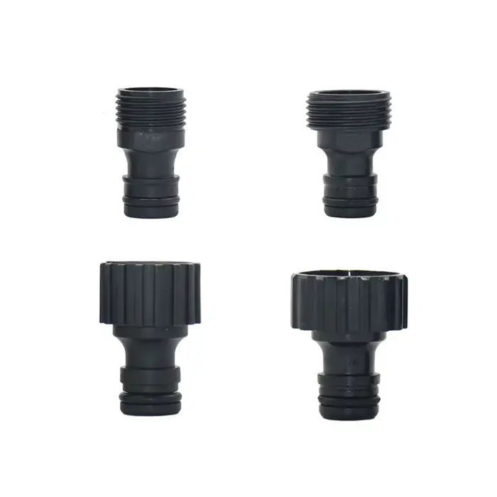 Connecteurs rapides de mamelon de 16mm, avec filetage mâle femelle de 1/2 3/4 pouces, adaptateur de 