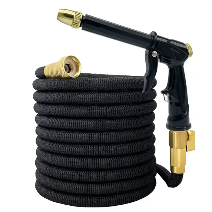 Tuyau d'arrosage haute pression, tuyau magique extensible pour l'arrosage et le nettoyage du jardin,