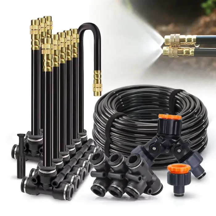 Kit de pulvérisation universel à flexion libre, 30-5m, tuyau de 5/8mm, système de refroidissement pa