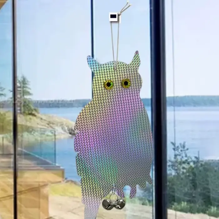 Dispositif de contrôle répulsif pour oiseaux, hibou, réfléchissant au Laser, faux hibou, épouces, Pi