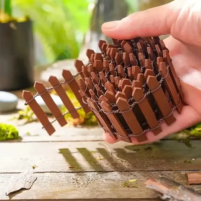 Mini clôture, décoration de jardin et de bonsaï, clôture de jardin de conte de fées, décoration en b