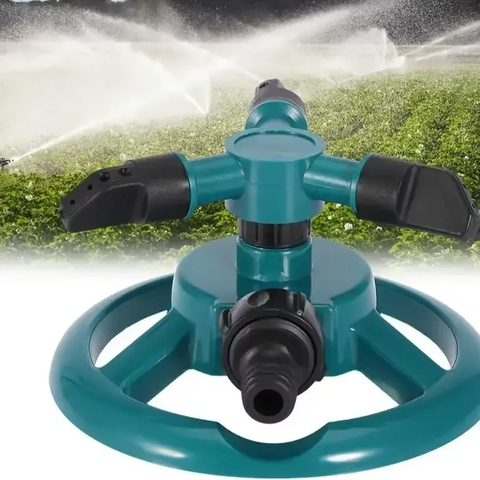 Arroseur de jardin automatique, arroseur d'eau rotatif résistant à 360, buses à 3 bras, outils d'irr