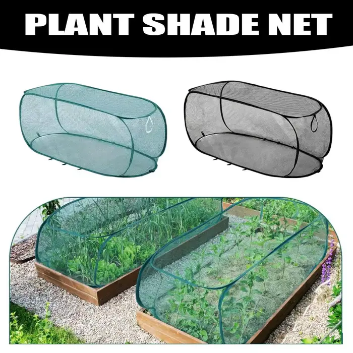 Couverture de protection pop-up en maille pour plantes de jardin