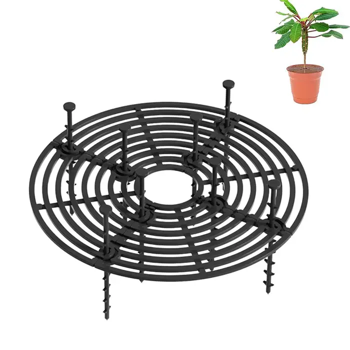 Filet de protection pour racines de plantes, grille de pot de fleurs, couvercle de pot pour la sécur
