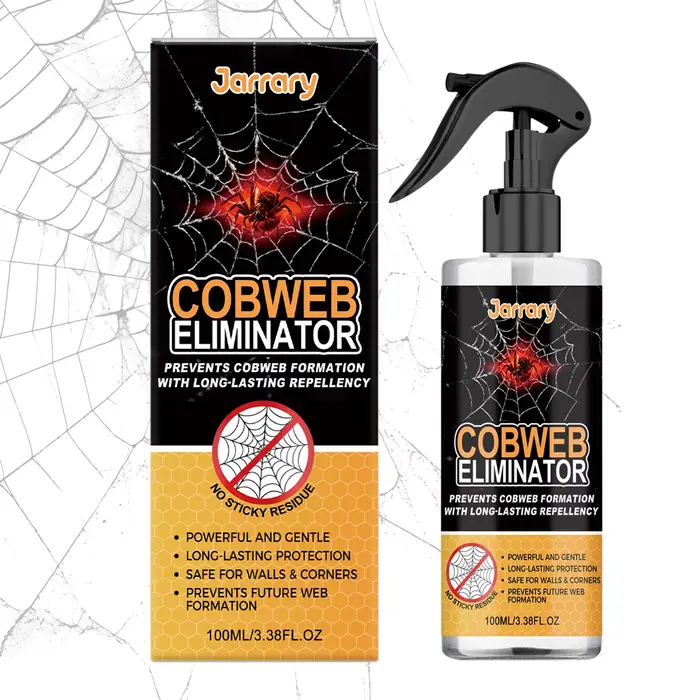 Éliminateur de toile d'araignée 100 ml, spray longue durée, prévient la formation de toile d'araigné