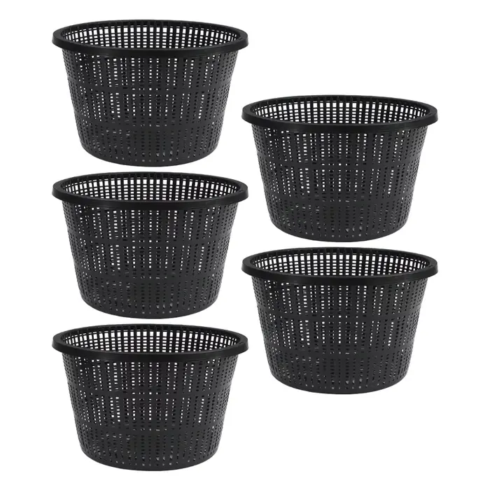 5 pièces plante filet Pot 8.3in grande plante aquatique maille filet Pot en plastique fleur panier c