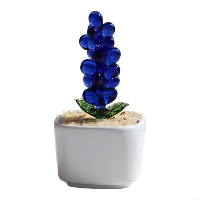 Pot fleur en verre, petites fleurs en Pot, cadeau saint-valentin pour maman décorations bureau migno