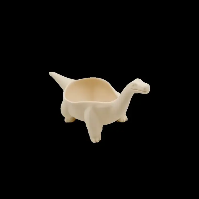 Figurine d'animal imprimée en 3D, pot de fleurs dinosaure, décoration de bureau, ornements, petit ra