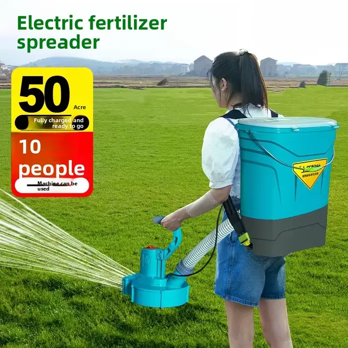 Épandeur d'engrais automatique à dos