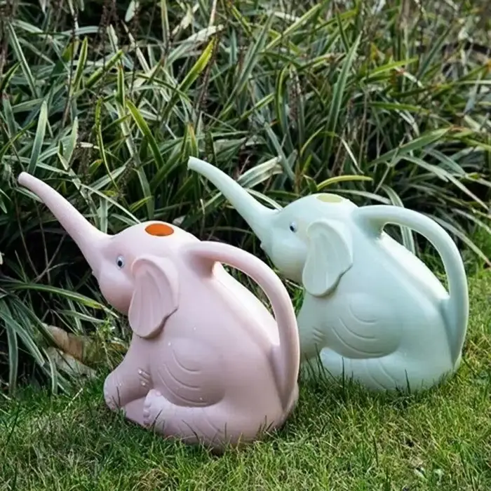 Arrosoir en plastique en forme d'éléphant, mignon, peut plante, Irrigation extérieure, outils de jar