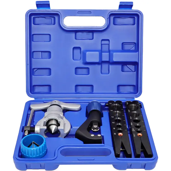 Kit d'outils de réparation frigorifique : Élargisseur excentrique, coupe-tube en cuivre, alésoir et 