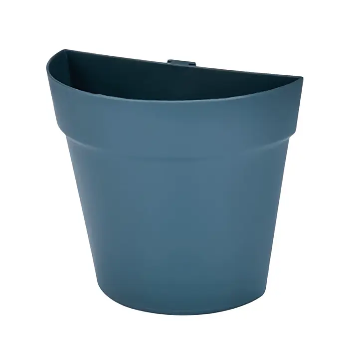 Pots de fleurs muraux en plastique pour la décoration intérieure, jardinière semi-circulaire, orneme