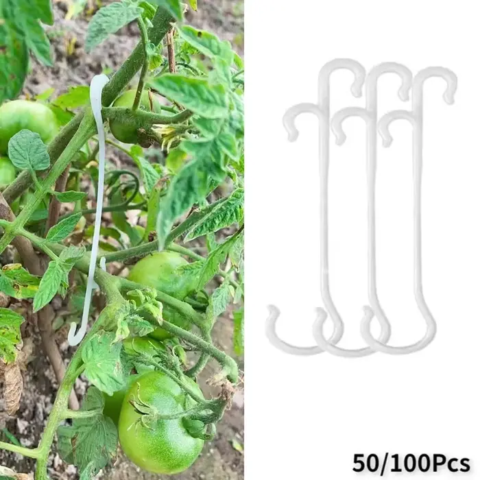 Crochets J de support de tomate pour plantes, pinces à légumes pour empêcher les grappes de fruits T