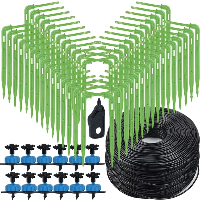 Système d'arrosage goutte à goutte pour serre, 4 voies, flèche d'irrigation 3/5mm, émetteur 2 voies 
