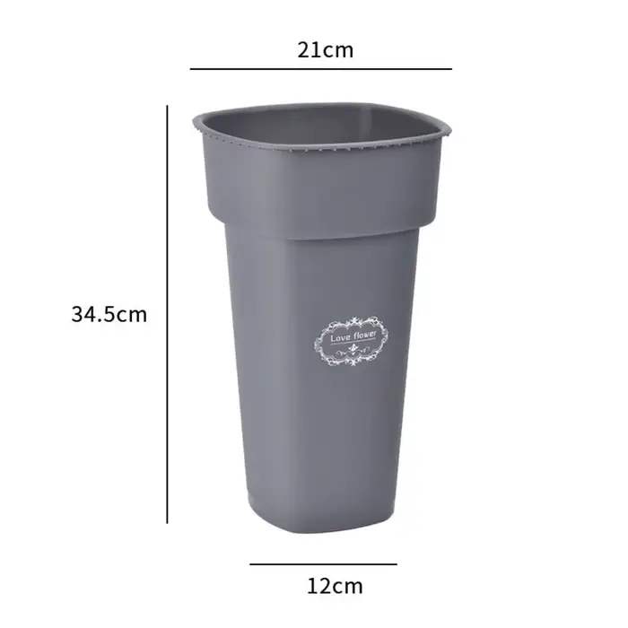 Fournitures de jardinage, seaux à fleurs en plastique, seaux rustiques de style pastoral pour l'affi