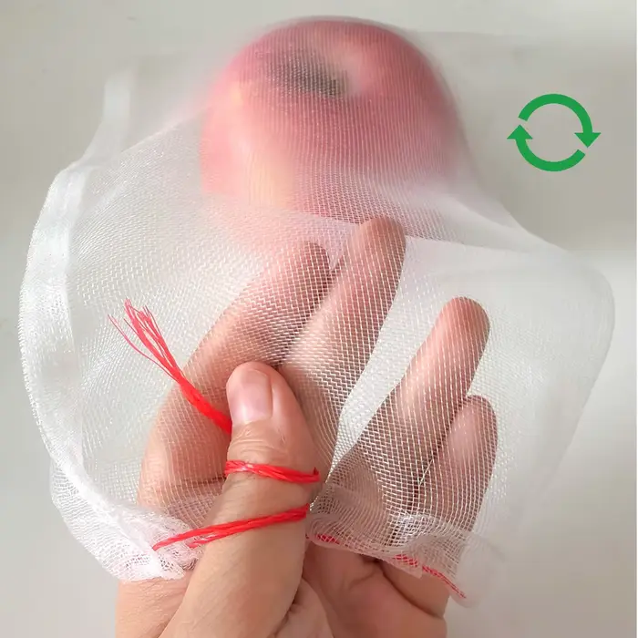 Sacs de protection en nylon réutilisables pour la croissance des fruits, avec ficelle de proximité, 